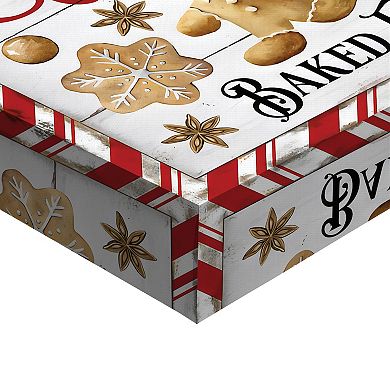Masterpiece Christmas Gingerbread Cookies Canvas Wall Art