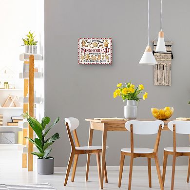 Masterpiece Christmas Gingerbread Cookies Canvas Wall Art