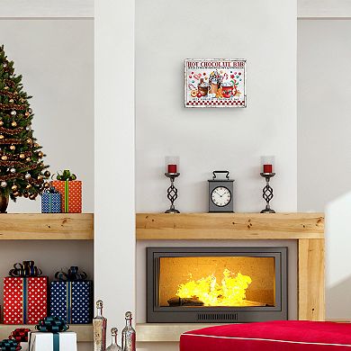 Masterpiece Christmas Hot Chocolate Bar Canvas Wall Art
