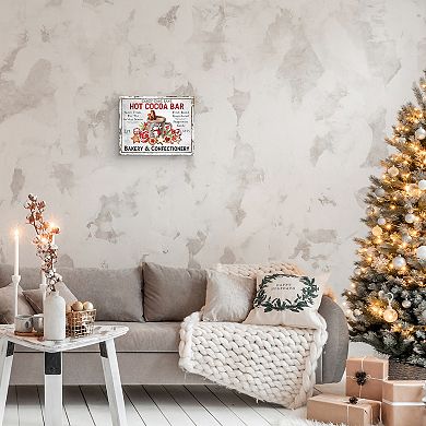Masterpiece Christmas Hot Cocoa Bar Canvas Wall Art