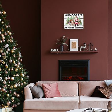 Masterpiece Christmas Sleigh Rides Canvas Wall Art