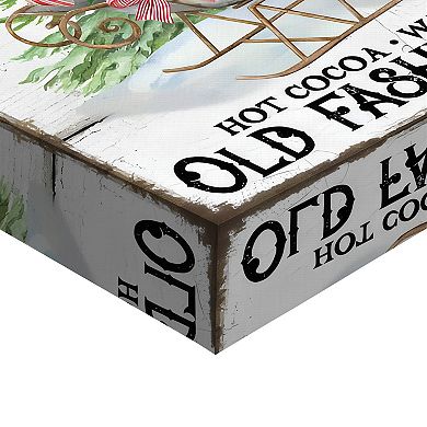 Masterpiece Christmas Sleigh Rides Canvas Wall Art