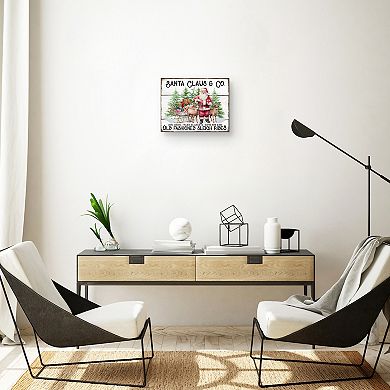 Masterpiece Christmas Sleigh Rides Canvas Wall Art