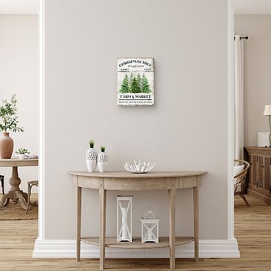Masterpiece Christmas Tree Farm & Market Canvas Wall Art