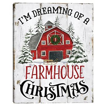 Masterpiece Dreaming of a Farmhouse Canvas Wall Art