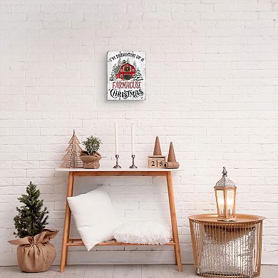 Masterpiece Dreaming of a Farmhouse Canvas Wall Art