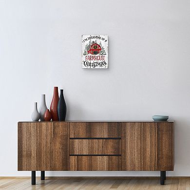 Masterpiece Dreaming of a Farmhouse Canvas Wall Art