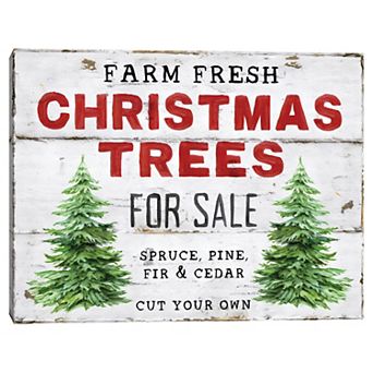 Masterpiece Farm Fresh Christmas Trees Canvas Wall Art