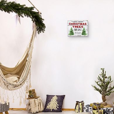 Masterpiece Farm Fresh Christmas Trees Canvas Wall Art