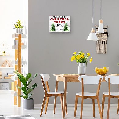 Masterpiece Farm Fresh Christmas Trees Canvas Wall Art