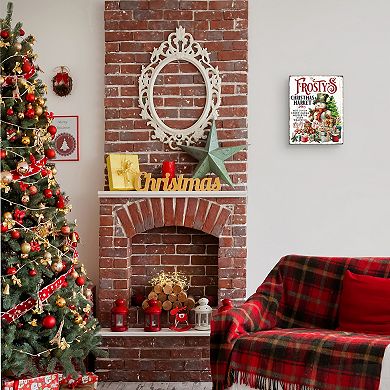 Masterpiece Frosty's Christmas Market Canvas Wall Art