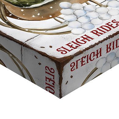 Masterpiece Frosty's Snowball Fun Canvas Wall Art