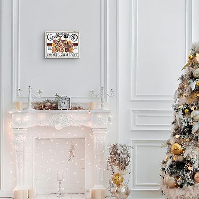 Masterpiece Gingerbread Cookie Company Canvas Wall Art