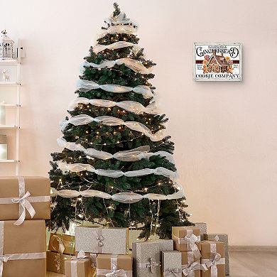 Masterpiece Gingerbread Cookie Company Canvas Wall Art