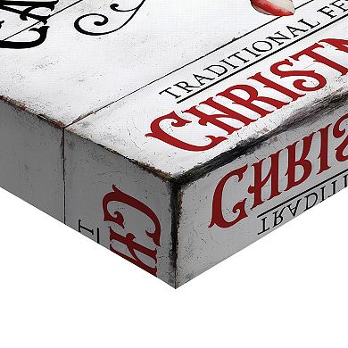 Masterpiece Kringle Candy Canes Canvas Wall Art