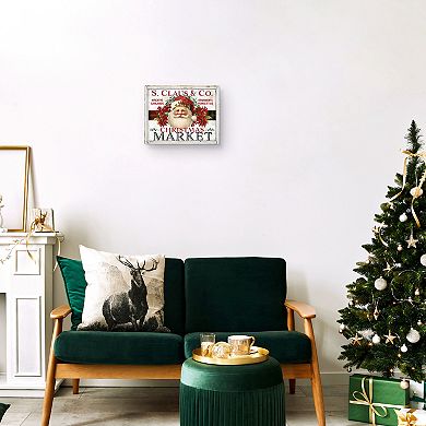Masterpiece S. Claus & Co. Christmas Market Canvas Wall Art