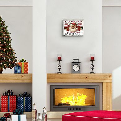 Masterpiece S. Claus & Co. Christmas Market Canvas Wall Art