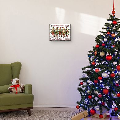 Masterpiece Santa's Little Helpers Canvas Wall Art