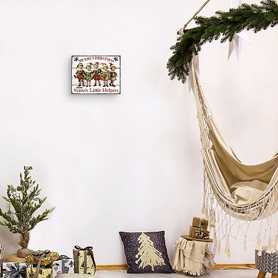 Masterpiece Santa's Little Helpers Canvas Wall Art