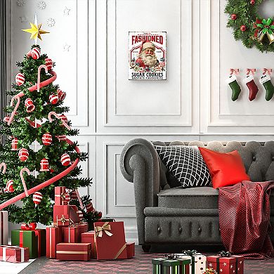 Masterpiece Santa's Old Fashioned Sugar Cookies Canvas Wall Art