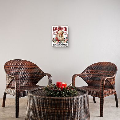 Masterpiece Santa's Old Fashioned Sugar Cookies Canvas Wall Art