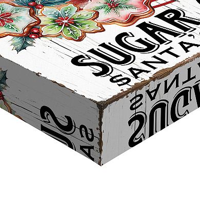 Masterpiece Santa's Old Fashioned Sugar Cookies Canvas Wall Art