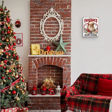 Masterpiece Santa's Old Fashioned Sugar Cookies Canvas Wall Art