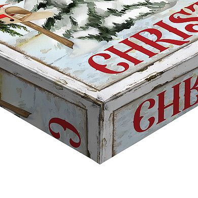 Masterpiece Welcome to Our Christmas Cabin Canvas Wall Art