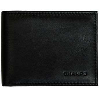 Classic Leather Top-Wing Wallet-Black