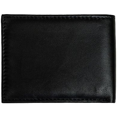 Classic Leather Top-Wing Wallet-Black