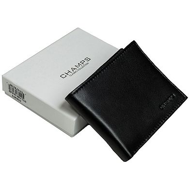 Classic Leather Top-Wing Wallet-Black