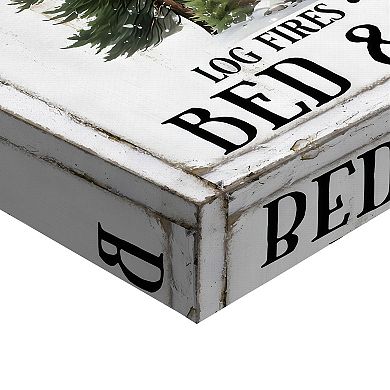 Masterpiece Winter Wonderland Bed & Breakfast Canvas Wall Art