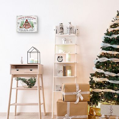 Masterpiece Winter Wonderland Christmas Canvas Wall Art