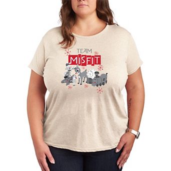 Plus Size Rudolph The Red-Nosed Reindeer Team Misfit Graphic Tee