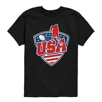 Boys 8-20 USA Hockey Distressed Graphic Tee