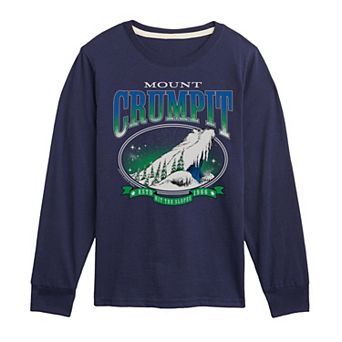 Boys 8-20 Dr. Seuss The Grinch Mount Crumpit Long Sleeve Graphic Tee