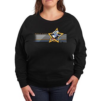 Plus Size Disney's Donald Duck World Class Ski Team French Terry Long Sleeve Tee