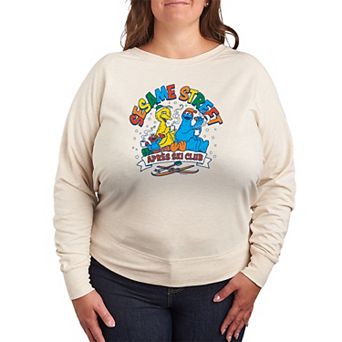 Plus Size Sesame Street Après Ski Club French Terry Long Sleeve Tee