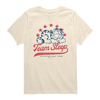 Boys 8-20 Garfield Team Sleep All-Star Nap Tour Graphic Tee