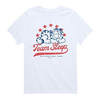 Boys 8-20 Garfield Team Sleep All-Star Nap Tour Graphic Tee