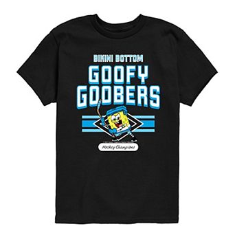 Boys 8-20 SpongeBob SquarePants Goofy Goobers Hockey Champions Graphic Tee