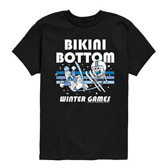 Boys 8-20 SpongeBob SquarePants Bikini Bottom Winter Games Graphic Tee