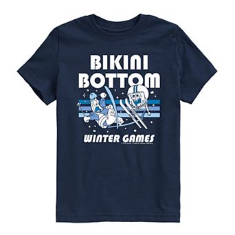 Boys 8-20 SpongeBob SquarePants Bikini Bottom Winter Games Graphic Tee