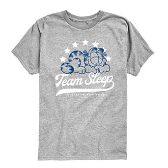Boys 8-20 Garfield Team Sleep All-Star Nap Tour Graphic Tee