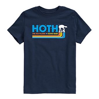 Boys 8-20 Star Wars Hoth The Ice Planet Echo Base Graphic Tee