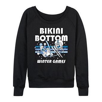 Women's SpongeBob SquarePants French Terry Long Sleeve Tee