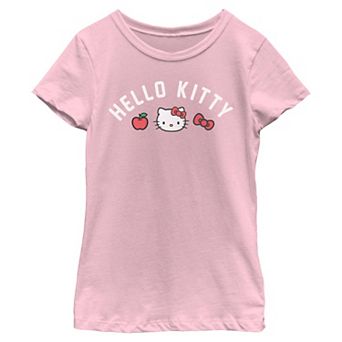 Girls' 6-16 Hello Kitty Graphic Short Sleeve Crew Tee