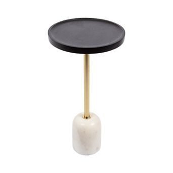 Shorrock Wood and Marble Side Table