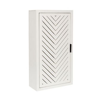 Mezzeta Tall Wood Bath Cabinet