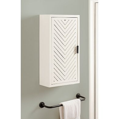 Mezzeta Tall Wood Bath Cabinet